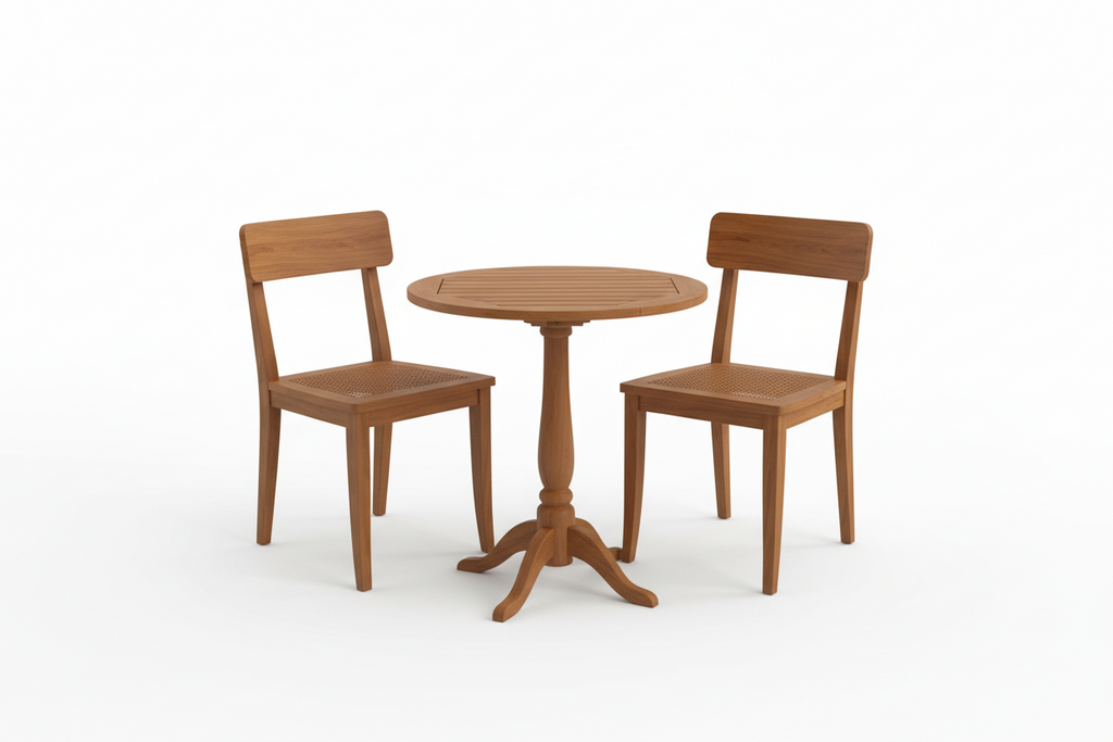 Lancaster Bistro Table Set - Black