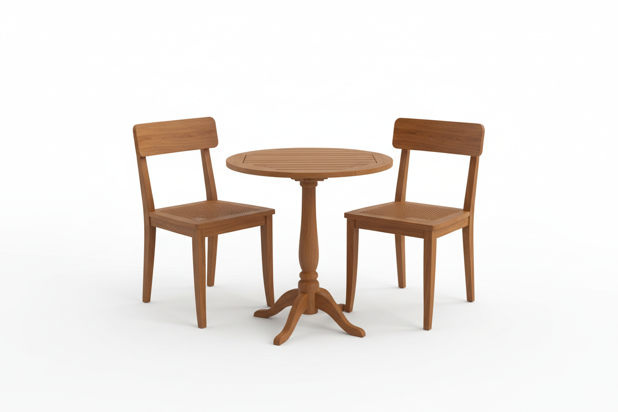 Lancaster Bistro Table Set - Black