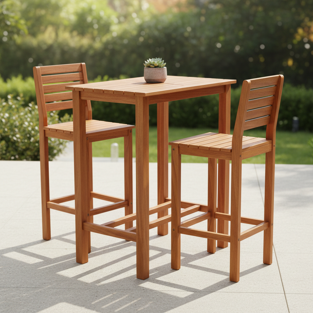 Lancaster Bistro Table Set - Black